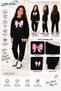 Winter Unisex Black Tracksuit, Black Sweat Top and Bottom Set - 2