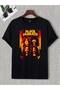 Unisex Stylish Comfortable Oversize Cotton Crew Neck T-Shirt with Special Design Code 48376