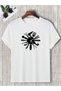 Unisex Stylish Comfortable Oversize Cotton Crew Neck T-Shirt with Special Design Code 48228