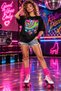 Women's Oversize 80S T-Shirt Short Sleeve Crew Neck Cotton Combed T-Shirt Colorful Roller Skate Printed Oversize Summer T-Shirt - 8