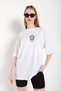 Unisex Stylish Comfortable Oversize Cotton Crew Neck T-Shirt with Special Design Code 33724