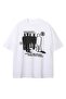Unisex Stylish Comfortable Oversize Cotton Crew Neck T-Shirt with Special Design Code 37571