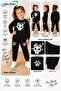 Winter Unisex Black Tracksuit, Black Sweat Top and Bottom Set - 2