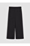 Black Side Striped Girls' Thick Sweatpants - 2