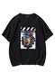Unisex Stylish Comfortable Oversize Cotton Crew Neck T-Shirt with Special Design Code 35999