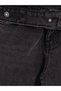 Black Wideleg Embroidered Girls' Jean Pants - 4