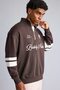 Nba Brooklyn Nets Half Zipper Stand Collar Oversize Sweatshirt H9639Ax26Au