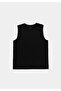 Regular Fit Men's Black Undershirt - 5