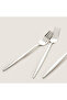 Belina 18 Piece Dinner Fork Spoon Knife Set Shiny Silver - 3