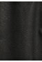 Regular Fit Shirt Neck Zippered Lined Men's Black Coat Pu - 7