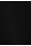 Regular Fit Hooded Plain Men's Black Sweatshirt - 6