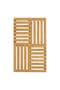 Gratar de podea 55x33x2,5 cm, Bej - Bambou