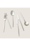Belina 18 Piece Dinner Fork Spoon Knife Set Shiny Silver