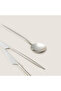 Belina 18 Piece Dinner Fork Spoon Knife Set Semi Matte Silver - 3