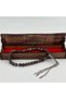 Natural Jade Stone Prayer Beads 33-Piece Men's Prayer Beads Green Natural Stone with Tassels Wooden Boxed Gift for Men Ak - 2