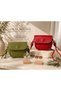2-Piece Women's Shoulder Bag Crossbody Mini Saddle Bag Leather Look Daily Stylish Bag Red - Green - 2