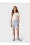 Two Mt Shop Quality Lcw Kids Ecru Elastic Waist Girls' Shorts