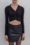 Yakalı Crop Top