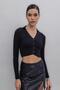 Yakalı Crop Top - 6