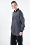 Patterned Rayon Sweatshirt Smoked