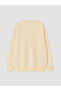 Özmarka New Season Beige Oversize Women's Thick Sweatshirt Tunic - 6