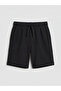 Two Mt Shop Quality Lcw Kids Black 2 Thread Plain Standard & Regular Boys' Shorts - 2