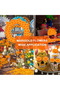 30PCS Marigold Flowers Artificial Marigold Flowers Heads Bulk Mexican Decoration Silk Orange Marigold Garland with Stems for Day of The Dead Halloween Diwali Party Decorations Home Decor - 5