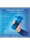Recycled Plastic Leak-Proof Slim Water Bottle (500 ml) - Recyclon Blue - 5