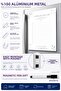 Metal - Floral To-Do List, Writable and Erasable with Magnetic Pen - 2