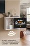 Stylish Wooden Fuse Box Storage Wall Mounted Modem Hiding Cabinet Wifi Cable Concealer Organizer