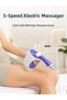 Electric Massager with 5 Heads 2200-2500 Rpm High Vibration Body Care and Relaxation Device