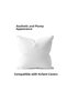 Throw Pillow Inner Cushion 45X45 cm (350 Gr Tok Filling) |   1 Piece Washable Beaded Silicone Pillow - 3