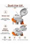 Titiz Steel Lunch Box and 600 ml Steel Thermos Flask Set Astronaut Patterned 2-Piece School Set - 5