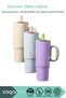 1200ml Mug Series Matte Body Non-Slip Base With/Without Straw Use Large Handle Sus316L Stainless Steel Thermos 6 Hours Hot/Cold - 8