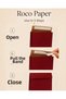Kraft Paper Bag with Adhesive Tape, Burgundy, 25X8X30 cm - Pack of 24, Gift and Shipping Envelope - 7