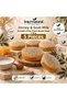 Internatural Honey & Donkey Milk Pumpkin Fiber Herbal Soap 5-Pack (5 X 110 g)