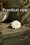 Leafy White Water Lily Shaped Solid Soap 9.5 X 3.5 cm Hangable Decorative Bathroom Hand Soap - 4