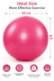 65cm Pilates Ball Ribbed Ball 120kg Resistance Ga007 - 5