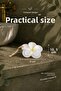 White Indian Jasmine Shaped Solid Soap 10.5X11 cm Hangable Decorative Bath Hand Soap - 4