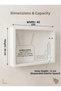 Luxury Design Luxury Solid Wood Multi-Purpose Modem Storage Box Concealer Cabinet Cable Organizer - 2