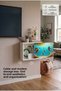 Decorative Stylish Natural Wood Multi-Purpose Fuse Box Storage Cable Organizer Router Hider