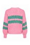 Pembe Desenli Yumuşak Dokulu Triko Hırka TWOAW27HI00177 - 7