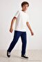 Navy Blue Plain Knitted Bottom - Top Set Tkdss26Au00138 - 3
