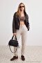 Stone Low Waist Elastic Leg Jogger Molded Thick Knitted Sweatpants Twoaw27Ea00009 - 5