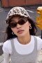 Leopard Patterned Women's Hat Twoaw26Sp00006 - 3