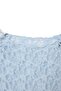Açık Mavi Fitted/Vücuda Oturan Reglan Kol Dantel Uzun Kollu Esnek Örme Bluz TWOAW26BZ00048 - 2