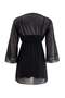 Black Satin Plain Babydoll Thmaw27Ll00022 - 2