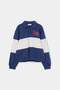 Indigo Boy's Printed Knitted Sweatshirt Tkdaw27Sw00010