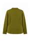 Khaki Button Closure Judge Collar Oversized Knitted Jacket Tbbaw27Ag00048 - 9