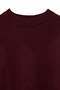 Bordo Bisiklet Yaka Loose Fit Triko Kazak TCTAW22AK0045 - 5